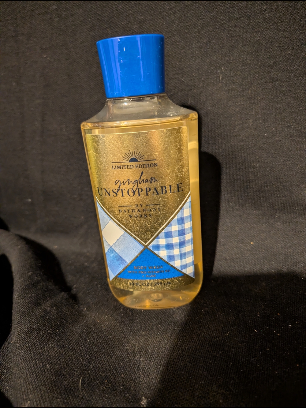 Bath & Body Works Gingham Unstoppable Shower Gel — Blue